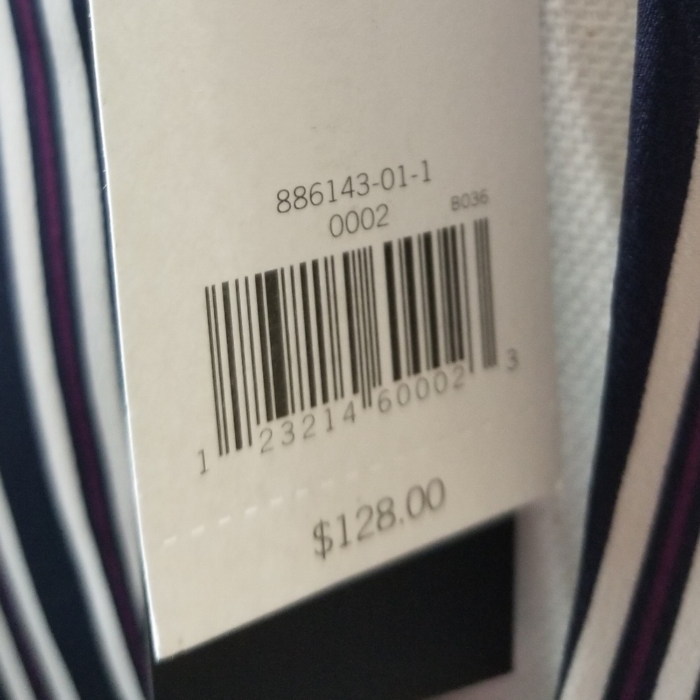 🆕️NWT. BANANA REPUBLIC Asymetrical Stripe Dress! - Picture 2 of 4